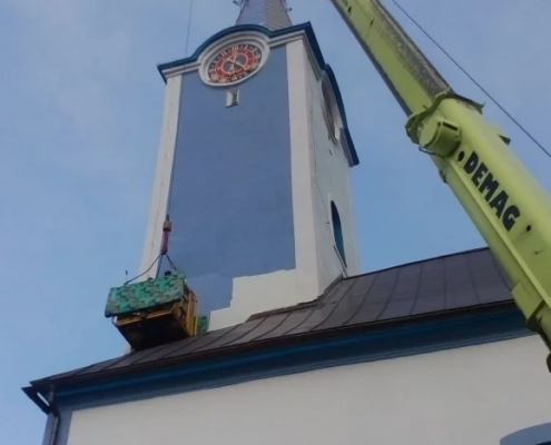 kostol4 Čištění, nátěr a impregnace kostela v Oščadnici - Isokor