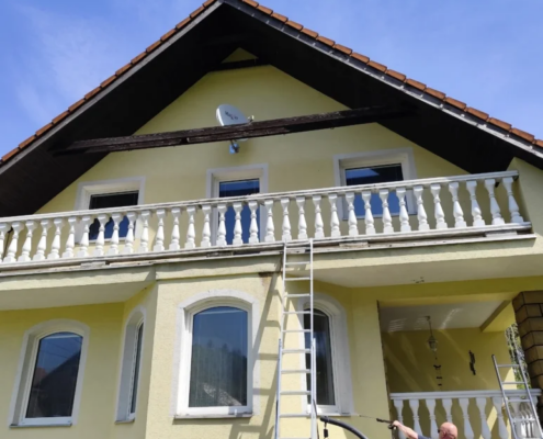 obnova-fasady-po2 Obnova barvy fasády rodinného domu s úsporou 73 000 korun- Výsledek obnovy fasády po revitalizaci